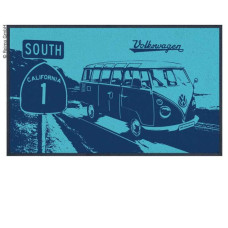 VW Collection Bulli килимок, синій HIGHWAY 1, 75x50см, 100% нейлон