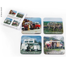 Колекція VW Coasters, набір з 4, ностальгічні мотиви