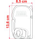 Маркіза в касеті F45s 350 Polar White Royal Grey Fiamma