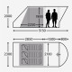 Надувная палатка для кемпинга Dometic Boracay FTC 301