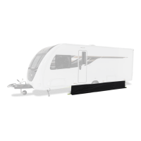 Awning fitment accessory Dometic Dual Fix Draught Skirt 440 cm