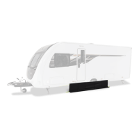 Awning fitment accessory Dometic Dual Fix Draught Skirt 220 cm