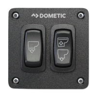 Потрійна панель змиву для прісноводних унітазів MasterFlush Dometic MF-DFST