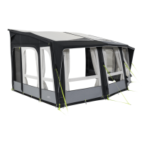 Inflatable static awning Dometic Ace AIR Pro 500 S