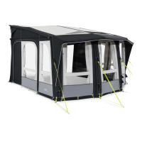 Inflatable static awning Dometic Ace AIR Pro 400 S