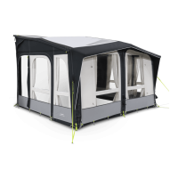 Надувная стационарная автопалатка шириной 3 Dometic Club AIR Pro 390 M