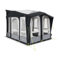 Надувная стационарная автопалатка шириной 2 Dometic Club AIR Pro 260 M