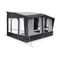 Надувная стационарная автопалатка шириной 3 Dometic Club AIR All-Season 390 L