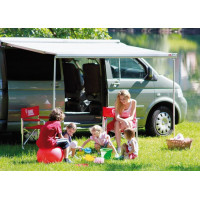 Маркіза у касеті Deep Black F45s 260 (VW T5-T6 Multivan-Transporter) з адаптером Fiamma