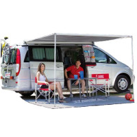 Маркіза в касеті F35 Pro 300 Titanium Royal Grey Fiamma