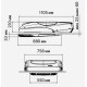 Даховий кондиціонер з вікном для автомобілів до 7 м Dometic FreshLight 2200 2050 Вт