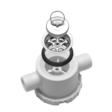Сифон з підвійним стоком25мм DOMETIC Waeco Siphon AC 557