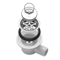 Сифон з кутовим зливним патрубком Dometic Siphon AC 540 Ø 20 мм