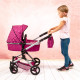 Коляска для ляльки Bayer Combi Dolls Pram Vario Рожева 18467AA