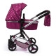 Коляска для ляльки Bayer Combi Dolls Pram Vario Рожева 18467AA