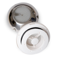 Надаховий вентилятор з куполом з нержавіючої сталі Dometic GY 21