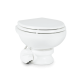 Унітаз-вакуум Dometic VacuFlush 5006 короткий з металевою педаллю змиву та зливом через підлогу біли