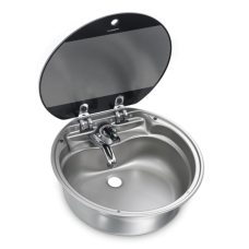 Кругла мийка зі склянною кришкою Dometic SNG 420