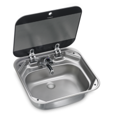 Квадратна мийка зі скляною кришкою Dometic SNG 4237