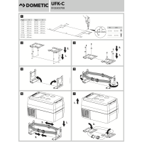 Комплект кріплення для транспортних засобів CF 16 – 50 Dometic CF/CDF Fixing Kit CDF 16 – 46
