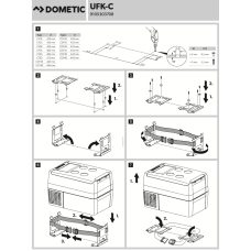 Комплект кріплення для транспортних засобів CF 16 – 50 Dometic CF/CDF Fixing Kit CDF 16 – 46