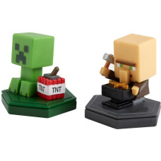 Набір фігурок Mattel Minecraft Earth Коваль і Кріпер-добувач