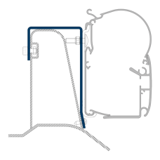 ADAPTER PW-DUCATO H2 ROOFR-3PCS