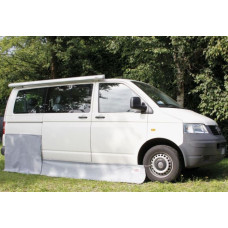 Вітрове скло фартуха - Плінтус VW T5 Fiamma
