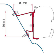 Кронштейн-перехідник для маркізи F45 Комплект Sprinter H3 Westfalia VW CБалка H3 Fiamma