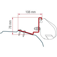 Кронштейн-перехідник для маркізи F35 Pro Kit Ford Custom Cap Coast (L1-H1), Capland - Caplife (L2-H1