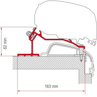 Перехідник для тентів F80s-F65LKit Hobby Premium Ontour Fiamma