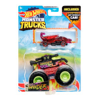 Набір базова машинка-позашляховик 1:64 Monster Trucks та базова машинка Hot Wheels GRH81-5