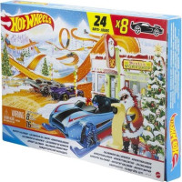 Новорічний різдвяний Адвент календар Хот Вілс 2021 Hot Wheels Advent Calendar Mattel GTD78
