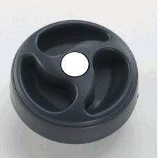 3-grip tank cover black, without cylinder + key