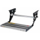 Manual step, aluminium with anti-slip rubber