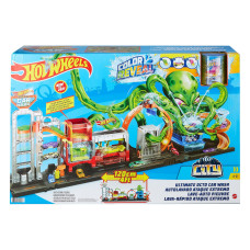 Ігровий набір Hot Wheels Кольорове перевтілення Автомийка: Вибух кольорів GTT96
