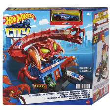 "Набір ""Поліцейський порятунок від скорпіона"" Hot Wheels City Scorpion Flex Attack HDR29-HDR32"
