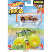 Набір базова машинка-позашляховик 1:64 Monster Trucks та базова машинка Hot Wheels GRH81-7