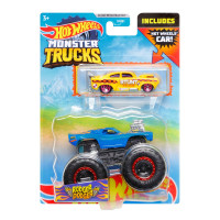 Набір базова машинка-позашляховик 1:64 Monster Trucks та базова машинка Hot Wheels GRH81-3