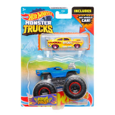 Набір базова машинка-позашляховик 1:64 Monster Trucks та базова машинка Hot Wheels GRH81-3