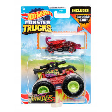 Машинка-позашляховик 1:64 Hot Wheels Monster Truck Invader GRH81-TPN5