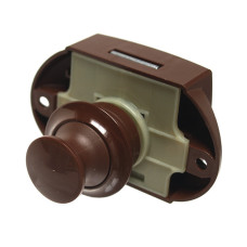 Меблевий замок Push Lock коричневий