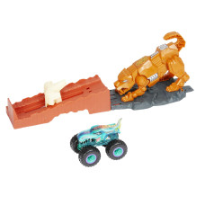 Ігровий набір Hot Wheels Monster Trucks Небезпечні супротивники Шаблезубий поєдинок GYL09/GYL10