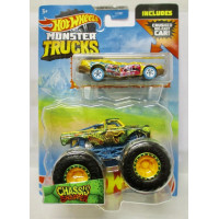 Машинка-позашляховик 1:64 Hot Wheels Monster Truck Chassis Snapper GRH81-TPN5-1