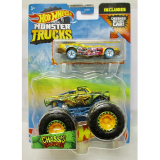 Машинка-позашляховик 1:64 Hot Wheels Monster Truck Chassis Snapper GRH81-TPN5-1