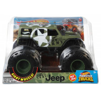 Машинка-позашляховик Monster Trucks 1:24 HW ARMY Jeep Hot Wheels FYJ83-GJG71