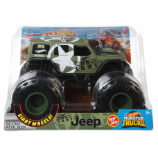 Машинка-позашляховик Monster Trucks 1:24 HW ARMY Jeep Hot Wheels FYJ83-GJG71