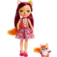 Велика лялька Enchantimals Лисичка Фелісіті і Флік Felicity Fox & Flick