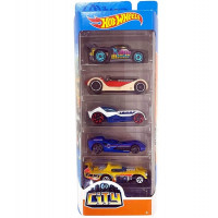 Подарунковий набір з 5 машин Hot Wheels  CiTy 01806