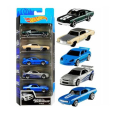 Подарунковий набір з 5 машин Hot Wheels  Fast&Furious 01806